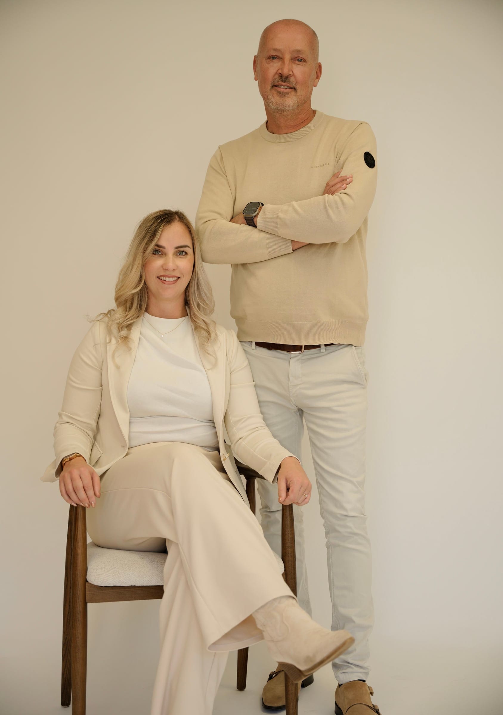 Kelly en Edward, de artsen van Clinic Noord in Groningen